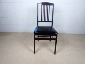 Folding Wood Framed Dining Chair