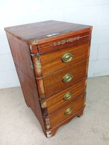 Vintage Four Drawer Permanized Mengel Furniture Bedroom Nightstand (Valued  $650)