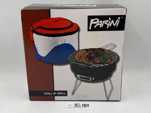 lot 216 image: Portable BBQ & Stainless Steal Set