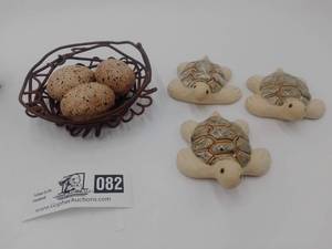 lot 082 image: Whimsical Animal Figurines