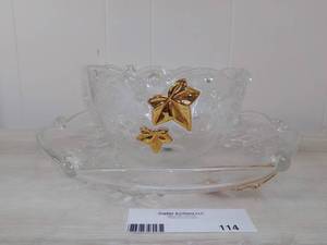 lot 114 image: Beautiful Vintage Walther GausMikasa Crystal Glass Set, Still in Boxes