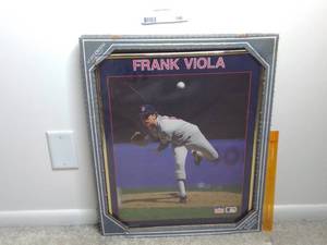 lot 146 image: Frank Viola Poster & Framed Photo