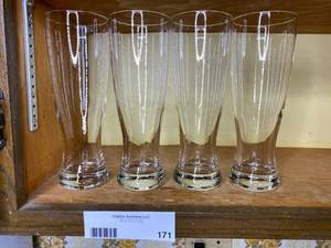 lot 171 image: Set of 4 Beer Glasses