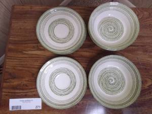 lot 271 image: Ceramic Plate 8 Piece Set