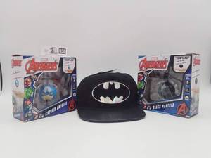 Marvel Avengers Flying Ball Helicopters & Batman Hat