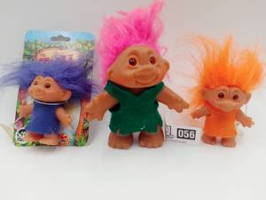 Vintage 1980s DAM Troll Dolls and The Troll Family Doll (Valued $150)