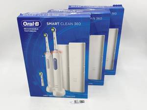 3 Oral-B Smart Clean 360 Rechargeable Toothbrush 2 Packs (Valuded $140)