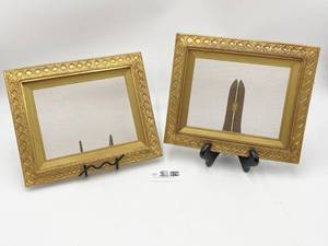 2 Gold Jewelry Holders