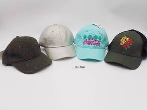 4 Assorted Hats
