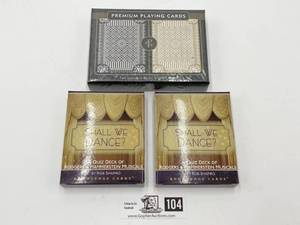 Premium Playing Cards & Shall We Dance Quiz Cards