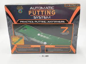 Club Champ Automatic Golf Putting System Black & green, 7 Inch
