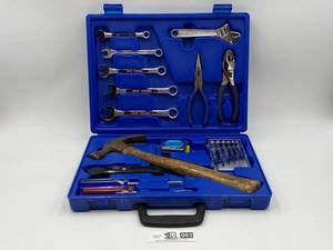 Fully Stocked Tool Box Box and Mini Portable Bicycle Tool Set