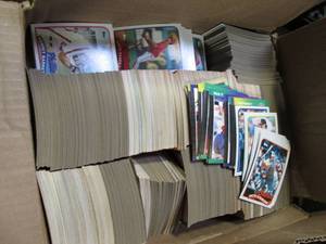 lot 22 image: Large Box of Sports Cards...