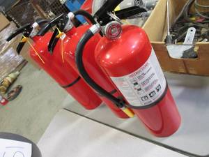 lot 52 image: (3) Fire Extinguishers...