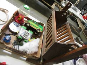 lot 73 image: Wood Doll Crib Unassembled & Othe...