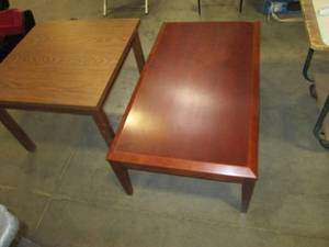 lot 94 image: (1) End Table, & (1) Coffee Table...