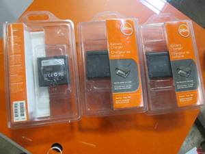 lot 104 image: 3 pc. Battery Chargers...