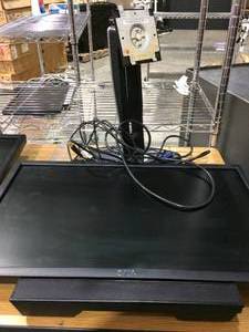 lot 6 image: Dell Professional P2412Hb 24 1920x1080 LED-LCD Monitor Panel VGADVIDisplay Includes Stand With&nbspDell AX510 Multimedia Soundbar Speaker - Tested As Working