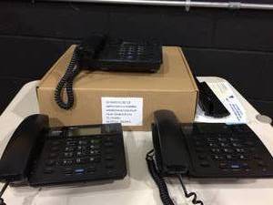 lot 9 image: Lot of 3&nbspRCA - 25201RE1 Corded Speakerphones - Black - Good Working Condition