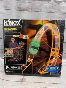 lot 9 image: Knex Raptors Revenge Motorized Roller Coaster