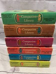 lot 22 image: Lot of 6 Companion Library Classic Books