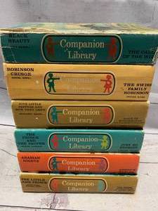 lot 23 image: Lot of 6 Companion Library Classic Books