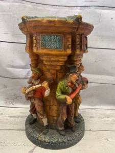 lot 30 image: Vintage Johann Gunter Hand Carved Wax Candle Holder 9 34 Tall