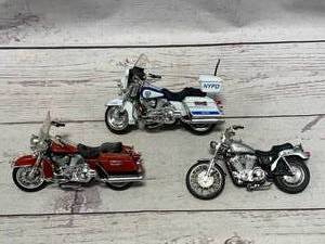 lot 72 image: Lot 3 Harley Davidson Motorcycle including NYPD