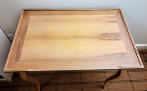 lot 61 image: Italian Wood AccentGame Table