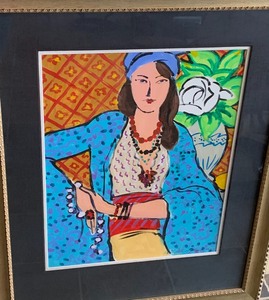 lot 23 image: After Matisse Framed Art by Snyder