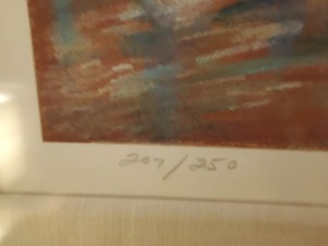 lot 160 image: Signed print by Carson Gladson