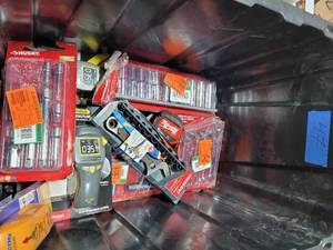 box of small mechanic tools