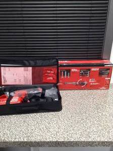 lot 26 image: M12 FUEL 12-Volt Lithium-Ion Brushless Cordless 38 in. Extended Reach Ratchet Kit with One 2.0 Ah Batteries by Milwaukee- open box not used