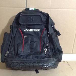 lot 37 image: 16 in. Pro Tool Backpack by Husky-used