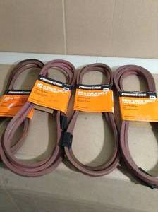 lot 42 image: Cub Cadet RZT 50 in. Zero-Turn Deck Belt- not used set of 4