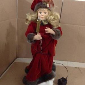 lot 54 image: Christmas doll-used