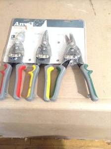 lot 75 image: Straight-Cut Aviation Snip (3-Pack) by Anvil- open box not used