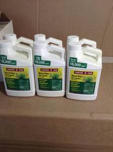 lot 85 image: 64 oz. Weed Killer for Lawns Concentrate Liquid Herbicide by Compare-N-Save- set of 6