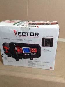 lot 86 image: 12-Volt Automotive Battery Charger (50 Amp Engine Start) by Vector - open box not used