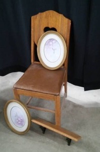 lot 48 image: VINTAGE WOODEN CHAIR