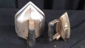 lot 63 image: VINTAGE IRONS