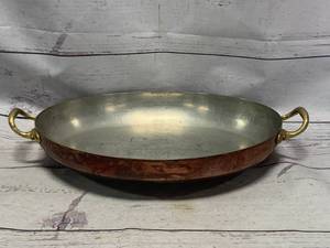 lot 31 image: Vintage Oval Au Gratin Pan 11 12 0529 (sold $36 on Ebay)