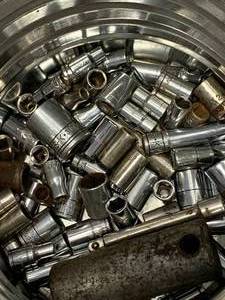 lot 48 image: Over 3 Pounds of Sockets (lots of Craftsman, SK)