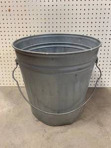 lot 75 image: Galvanized Bucket & Box of Sockets