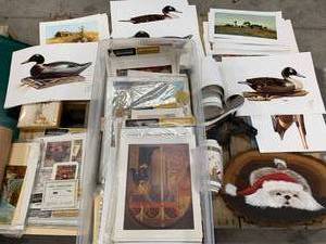 lot 76 image: Lot of Art Prints & Decoupage