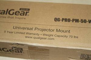 lot 16 image: New in Box Universal Pro AV Projector Ceiling Mount for LCD & DLP Projection Systems