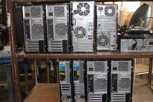 lot 31 image: Lot of 9 Dell & HP Business Computers with Intel Pentium Core i3 i5