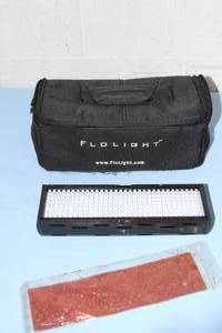 lot 42 image: Lot of 2 Pro Video  Photography Lights  Lighting Units - FloLight LED & NRG Versalite Professional