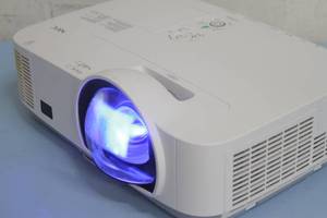 lot 68 image: NEC Widescreen Short Throw 3000 Lumen WXGA Computer  Video Projector with HDMI