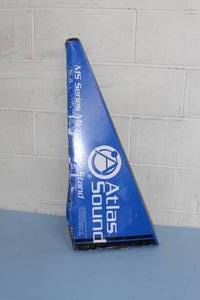 lot 117 image: New Atlas Sound MS-10C All Purpose Adjustable Chrome Finished Microphone Stand with Ebony Base